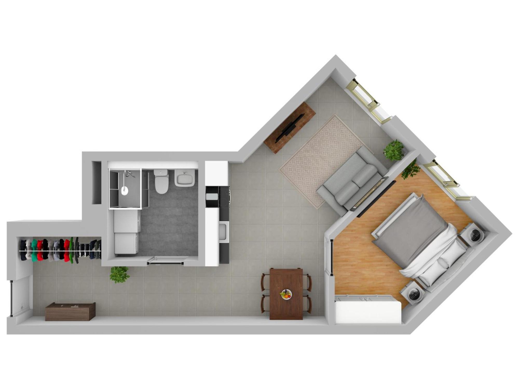 Boarding Apartments Kolbermoor Zimmer foto